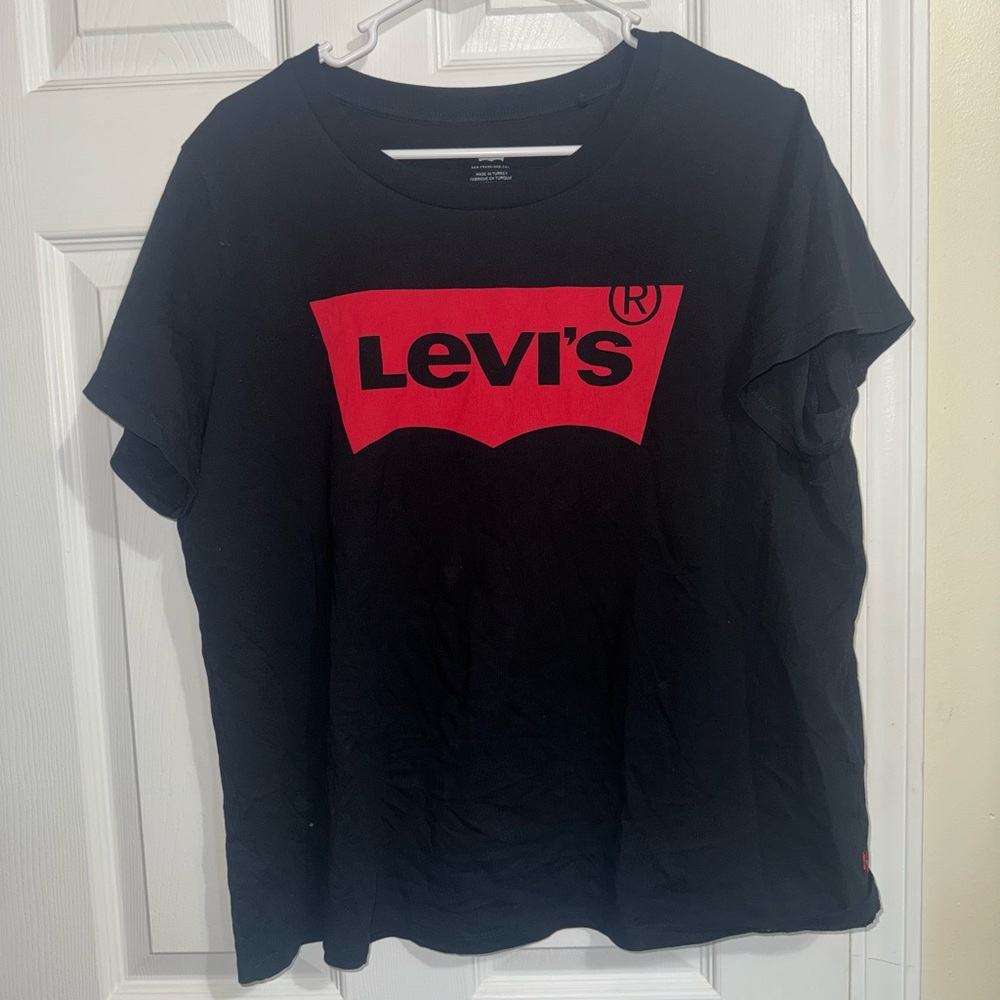 Levi's Black and Red Women's Top - Picture 3 of 3